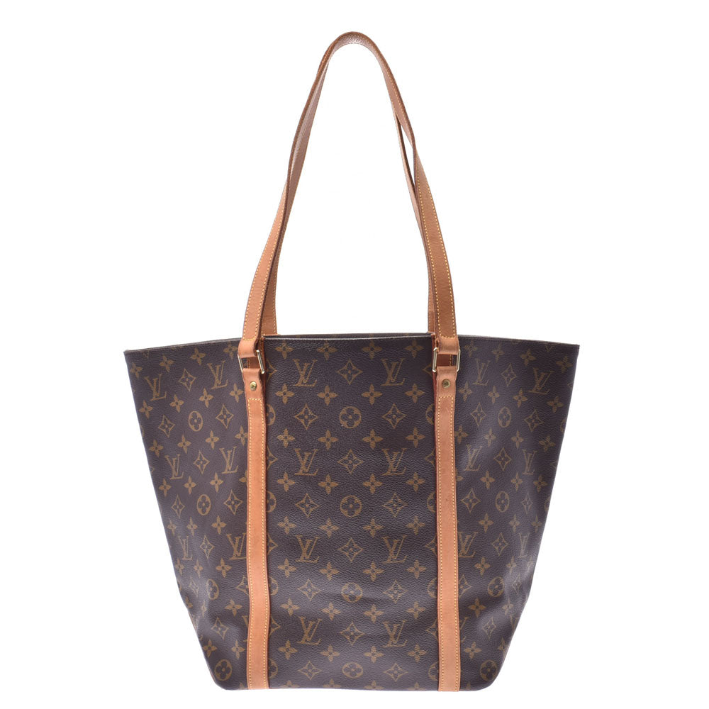 LOUIS VUITTON ルイヴィトン モノグラム サックショッピング ブラウン M51108 ユニセックス モノグラムキャンバス ハンドバッグ Bランク 中古 