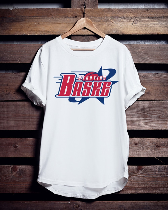 バスケTシャツ「STARTING BASKE」