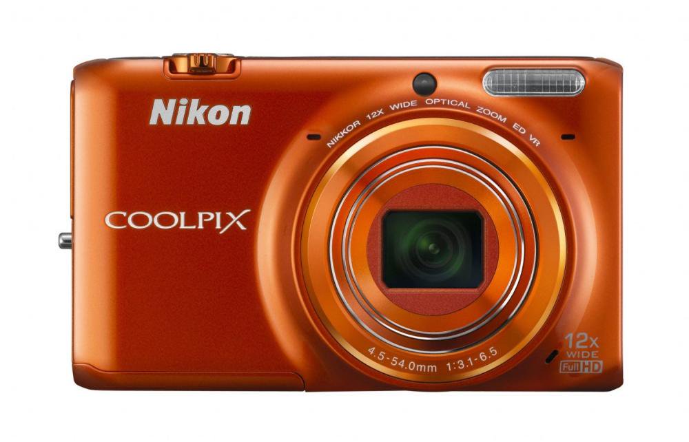 Nikon デジタルカメラ COOLPIX S6500 光学12倍ズーム Wi-Fi対応 マンダリンオレンジ S6500OR