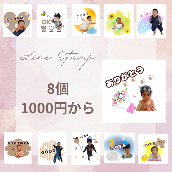 ラインスタンプ　LINEスタンプ　オーダーメイド