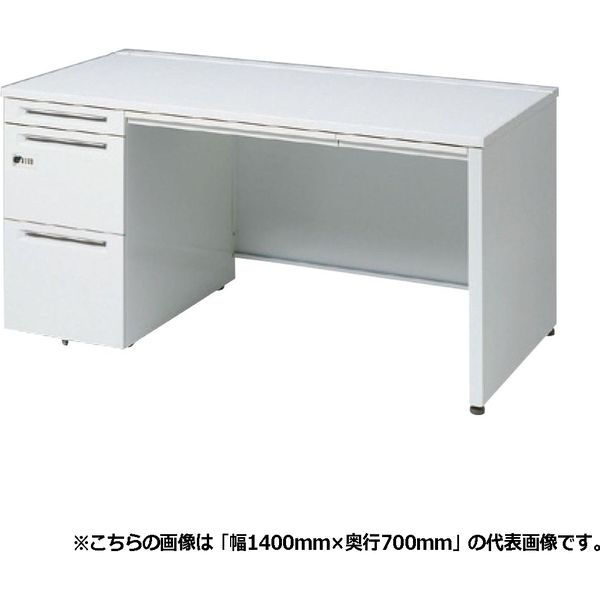 オカムラ アドバンス 片袖机 3段 引出し付 標準 幅1600×奥行600×高さ720mm 3V1ZGF