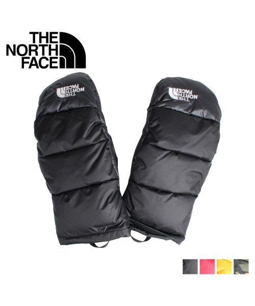 ノースフェイス THE NORTH FACE ヌプシ 手袋 グローブ メンズ NUPTSE MITT ブラック レッド イエロー カモ 黒 NF0A4SFZ [