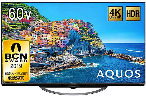 シャープ 40V型 液晶 テレビ AQUOS 4T-C40AJ1 4K Android TV 回転式スタンド 2018年モデル【中古品】