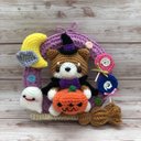 柴犬　あみぐるみ　ハロウィン　リース