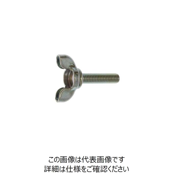 ファスニング J BK ステンレス プレス蝶ボルト 5 X 15 C0020M000050015008 1箱（170個）（直送品）