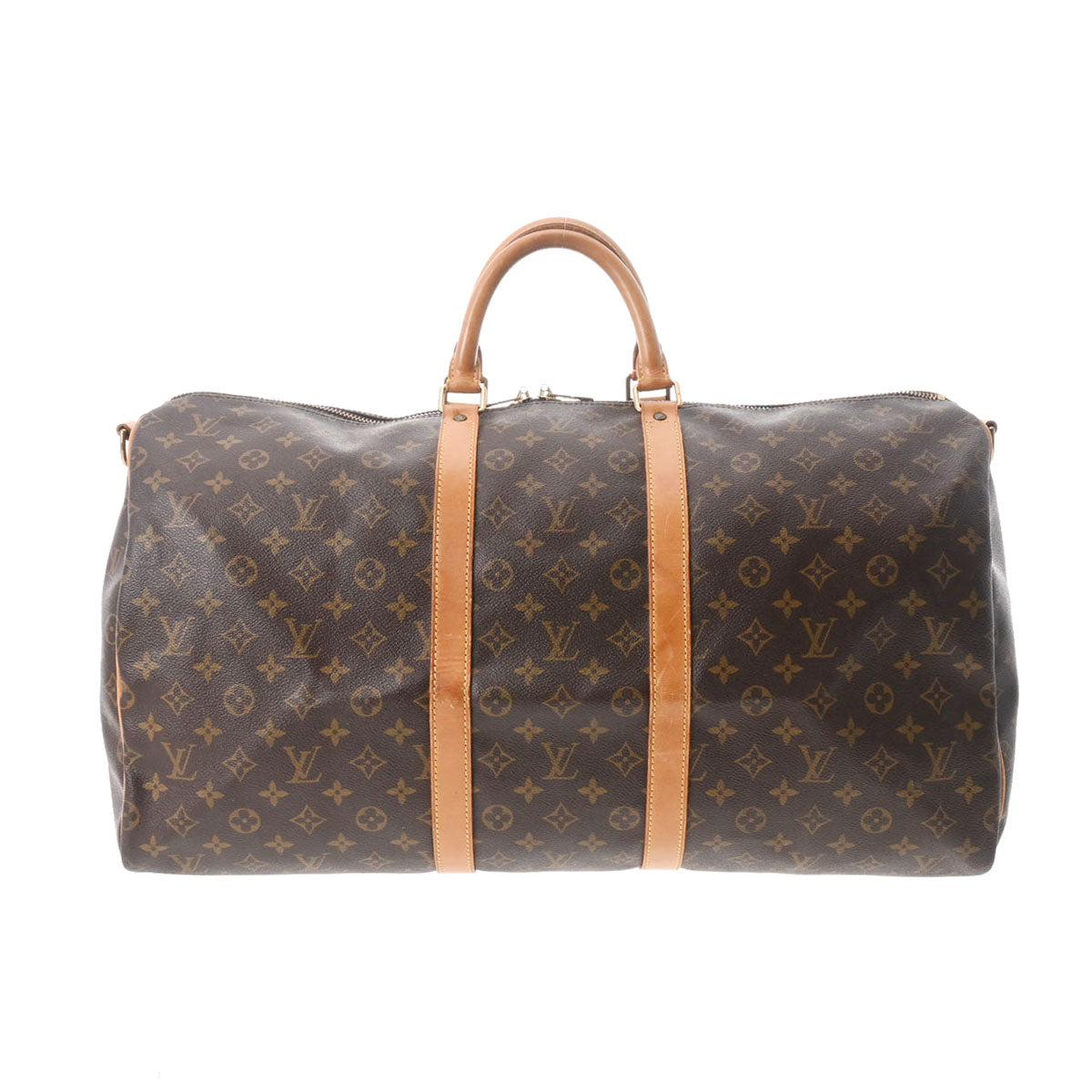 LOUIS VUITTON ルイヴィトン モノグラム キーポルバンドリエール 55 ブラウン M41414 レディース モノグラムキャンバス ボストンバッグ Bランク 中古 