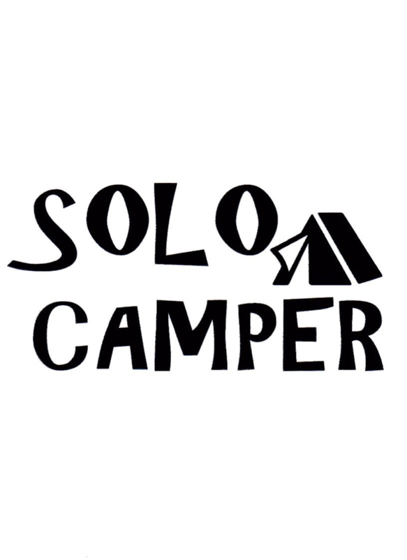 ＳＯＬＯ　ＣＡＭＰＥＲ　１　カッティングステッカー