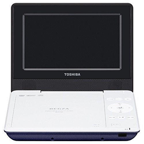 東芝 7型ポータブルDVDプレーヤーブルーCPRM対応TOSHIBA REGZA レグザポータブルプレーヤー SD-P710SL【中古品】