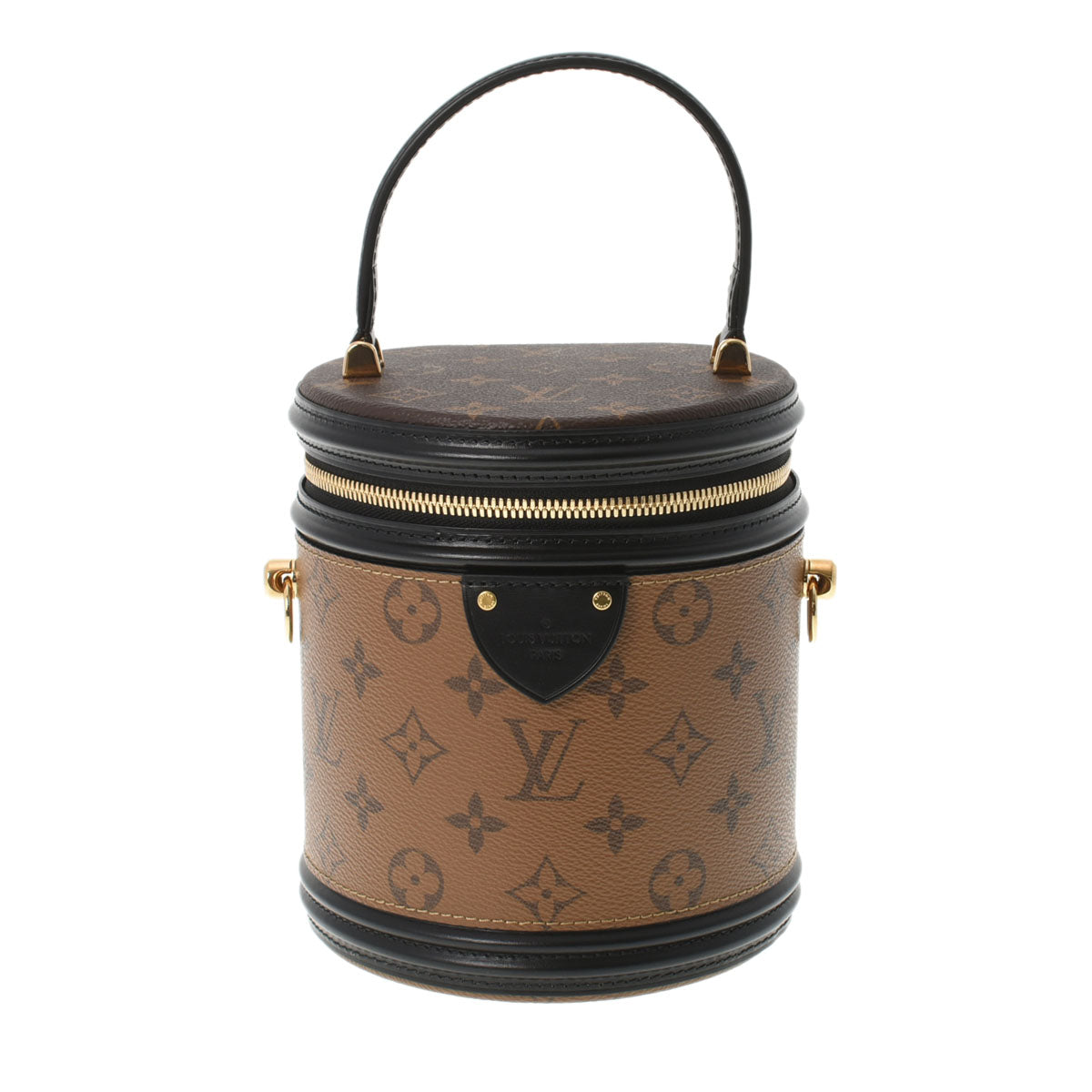 LOUIS VUITTON ルイヴィトン モノグラムリバース カンヌ ブラウン/キャメル系 M43986 レディース モノグラムリバースキャンバス 2WAYバッグ 新同 中古 