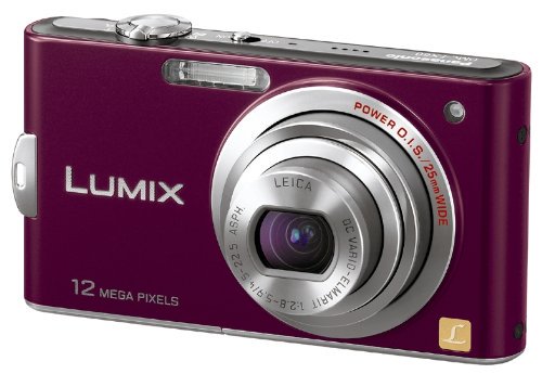 Panasonic デジタルカメラ LUMIX (ルミックス) FX60 ノーブルバイオレット DMC-FX60-V【中古品】