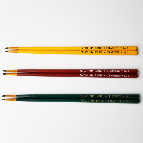 おはし・鉛筆デザイン　PENCIL TYPE CHOPSTICKS【L】220ｍｍ【日本製】