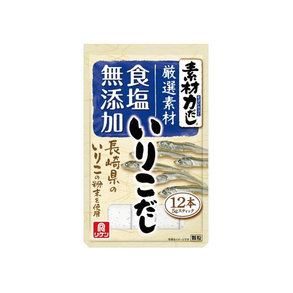 リケン 素材力だし いりこだし 5g×12本 FC429PU