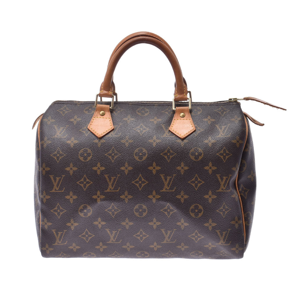 ルイヴィトンスピーディ30  14145 ブラウン レディース モノグラムキャンバス ハンドバッグ M41526  LOUIS VUITTON 中古