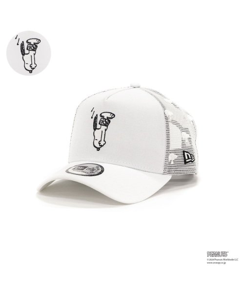 正規取扱店 NEW ERA キャップ 深め ニューエラ キャラクター スヌーピー 帽子 メッシュ 9FORTY A－Frame Trucker PEANUTS