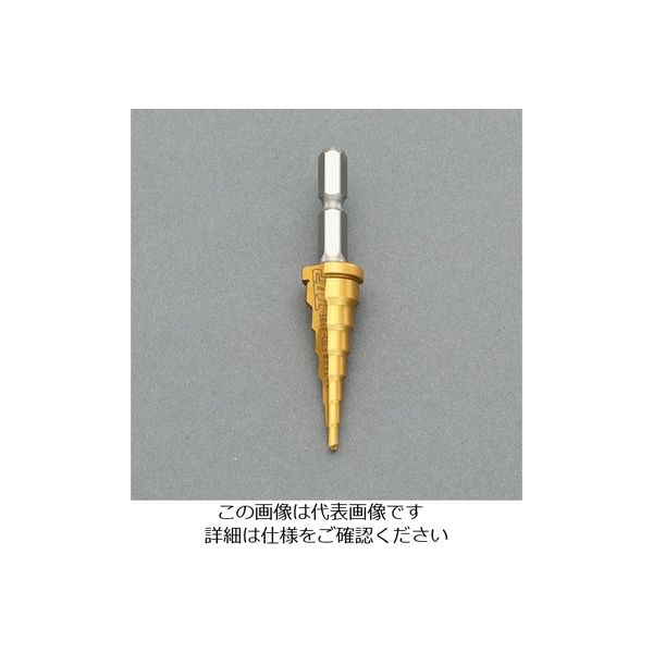 エスコ M4ーM12 ステップドリル(1/4”六角軸.タップ下穴用) EA825GT-1 1個（直送品）