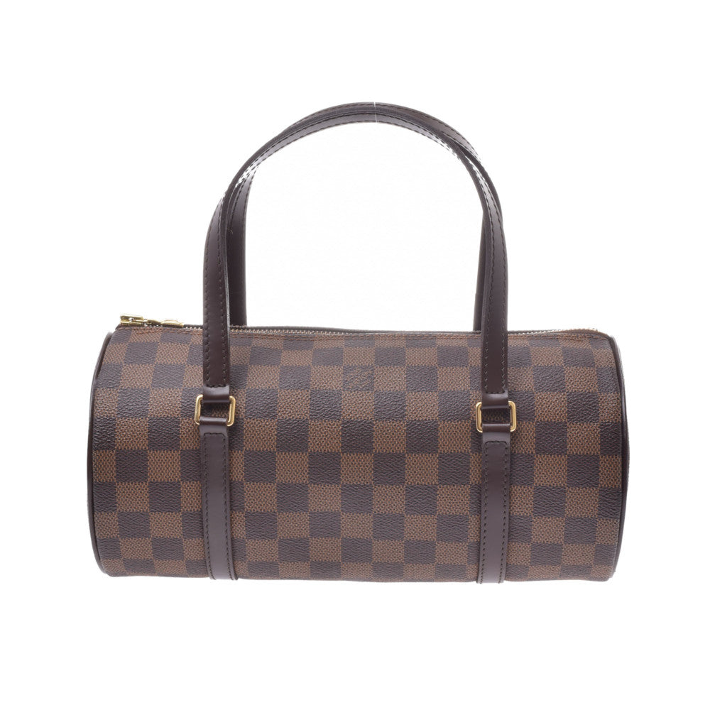 LOUIS VUITTON ルイヴィトン ダミエ パピヨンPM ブラウン N51304 レディース ハンドバッグ Aランク 中古 