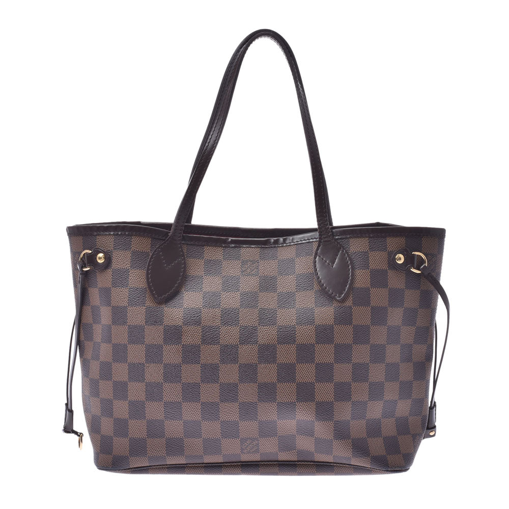 LOUIS VUITTON ルイヴィトン ダミエ ネヴァーフルPM 旧型 ブラウン N51109 レディース ダミエキャンバス ハンドバッグ Bランク 中古 