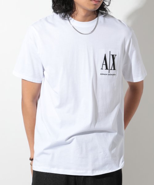 【ARMANI EXCHANGE / アルマーニ エクスチェンジ】ロゴプリント Tシャツ カットソー 8NZTPH/ZJH4Z