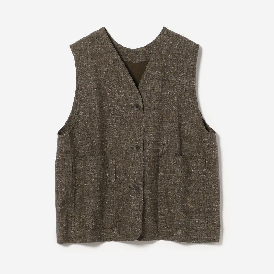 eauk tweed gilet / womens