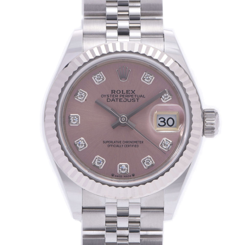 ROLEX ロレックス デイトジャスト 10Pダイヤ 279174G レディース SS/WG 腕時計 自動巻き ピンク文字盤 未使用 