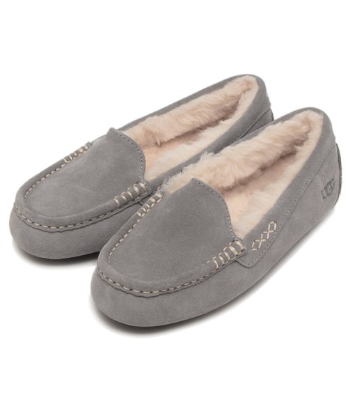 アグ スリッポン デッキシューズ・モカシン アンスレー グレー レディース UGG 1106878 LGRY