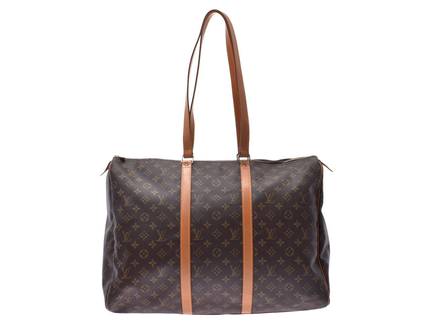 ルイヴィトン モノグラム フラネリー50 ブラウン M51116 メンズ レディース 本革 ショルダーバッグ Bランク LOUIS VUITTON 中古 