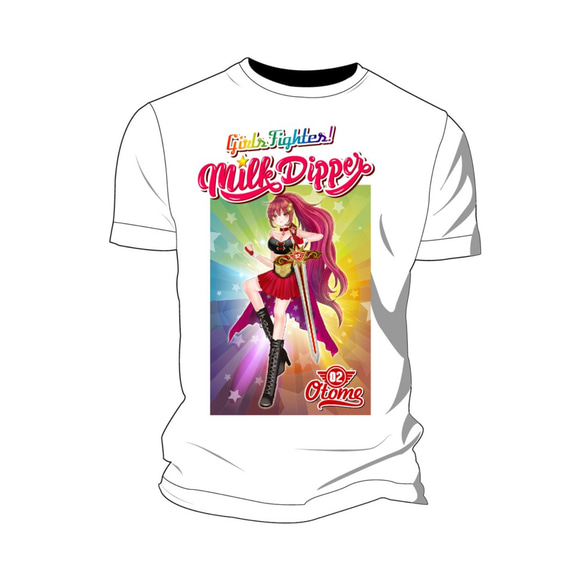 Milk Dipper ミルクディッパー Tシャツ 半袖  メンズ レディース アニメ ファイター 【Otome】