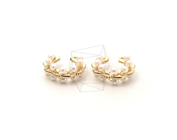 ERG-1794-G【2個入り】ラウンドイヤーカフ/Round Earcuffs Earrings