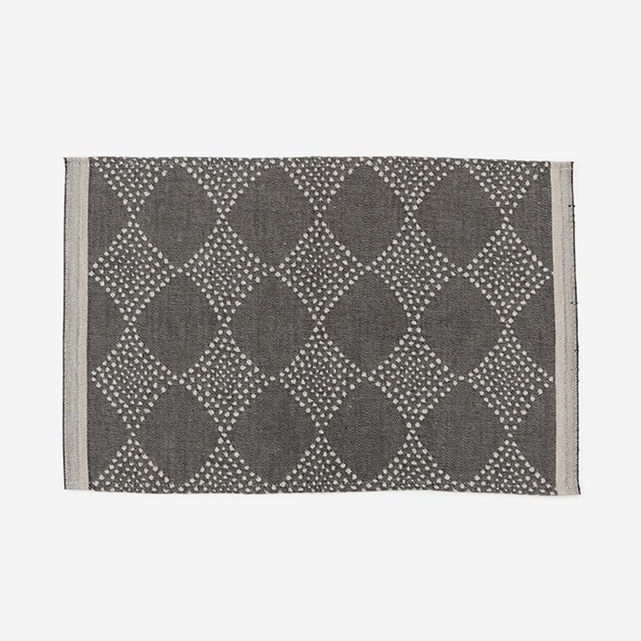 LAPUAN KANKURIT | TIMANTTI placemat / black-linen 46×32cm