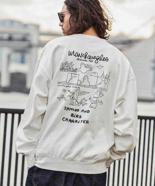 MARK GONZALES ARTWORK COLLECTION(マーク ゴンザレス)バックプリントクルーネックプルオーバー/3type/5colors