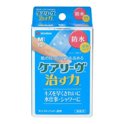 ニチバン CNB12M ケアリーヴ治す力防水Ｍサイズ12枚 【医薬部外品】