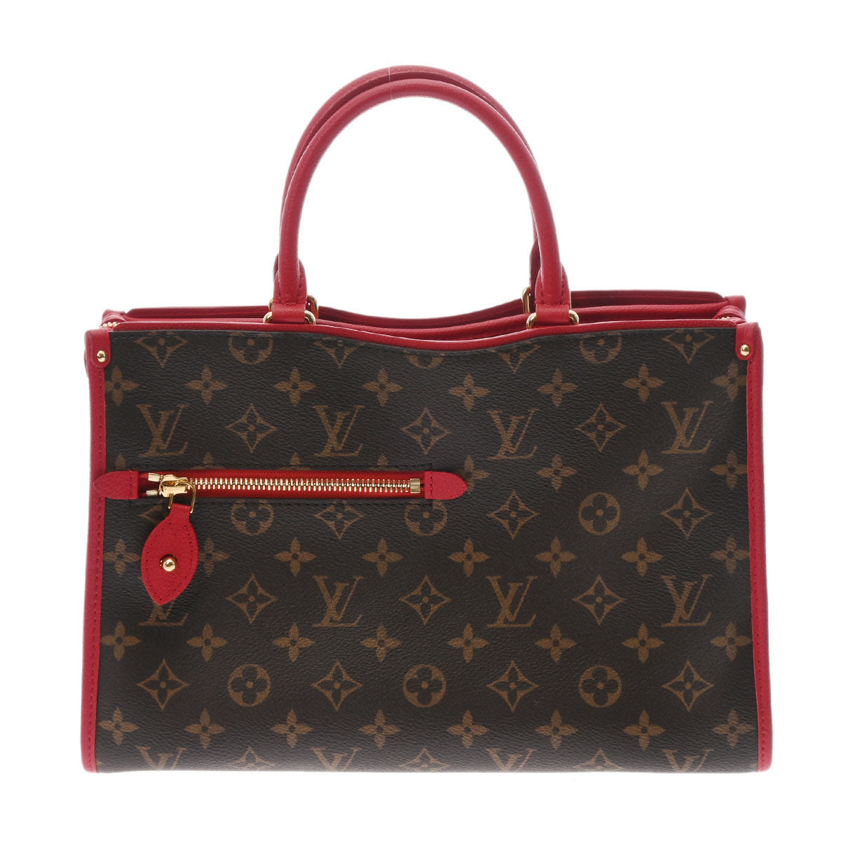 LOUIS VUITTON ルイヴィトン モノグラム ポパンクール PM 2WAY ルージュ M43433 レディース モノグラムキャンバス ハンドバッグ Aランク 中古 