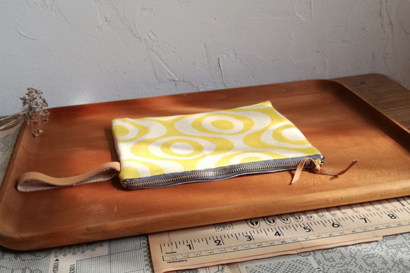 Debt Stock Fabric Clutch03 通帳ケース/お薬手帳ケース/母子手帳ケース/パスポートケース