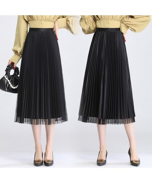 スカート チュールスカート ミドル丈 おしゃれ skirt2250