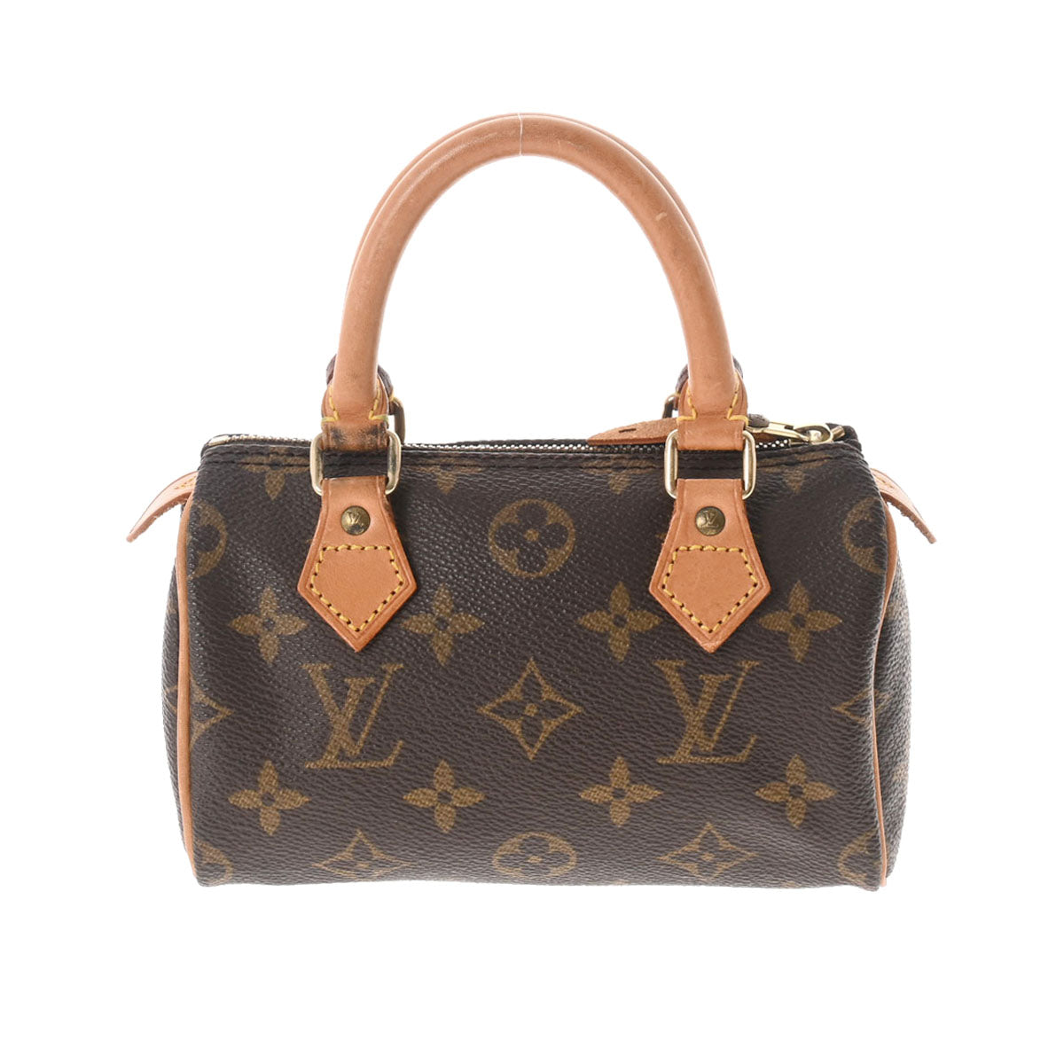 LOUIS VUITTON ルイヴィトン モノグラム ミニスピーディ ブラウン M41534 レディース モノグラムキャンバス ハンドバッグ Bランク 中古 