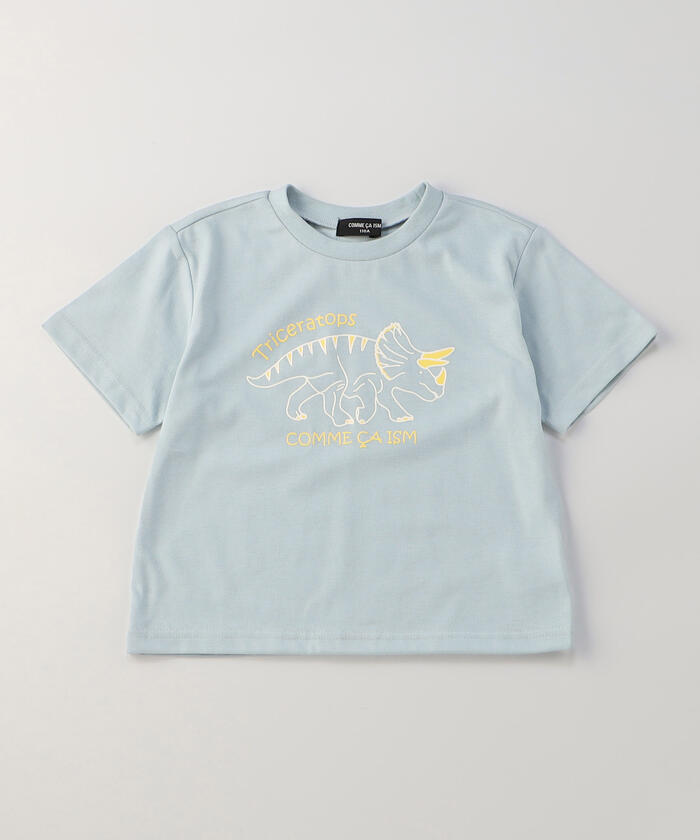 コムサイズム（キッズ）/恐竜プリントＴシャツ