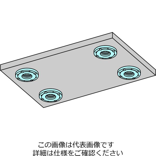 ナベヤ（NABEYA） Qロック内蔵プレート（フラット油圧） MCQ