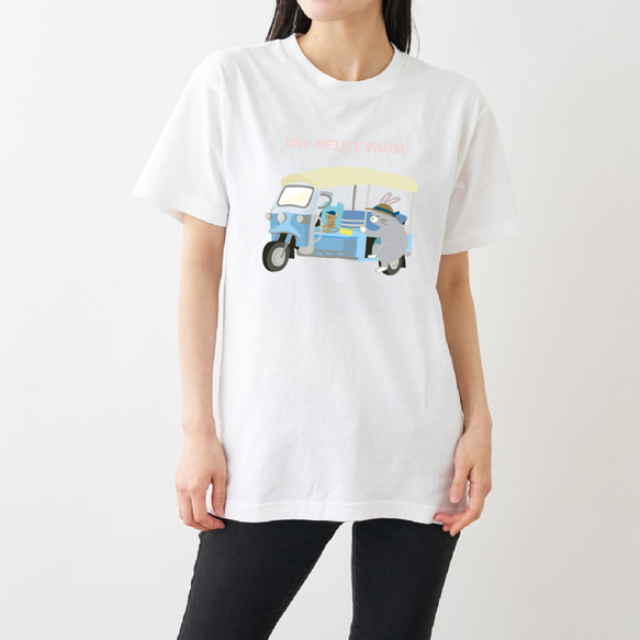 トゥクトゥク Tシャツ ホワイト