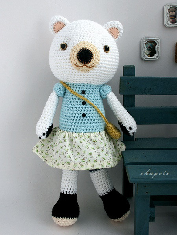 no.2374　White Bear　(白くま)