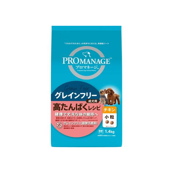 マースジャパン プロマネージ 成犬用 高たんぱく チキン 小粒1.4kg FC089RK