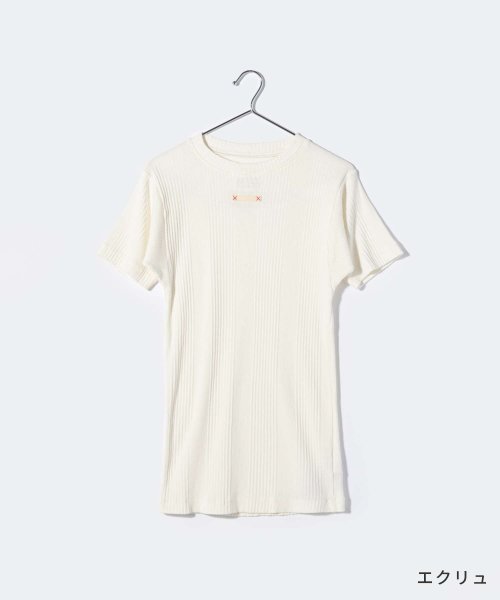 メゾン マルジェラ MAISON MARGIELA ファンシー リブ Tシャツ S50GC0688 S24430 メンズ 半袖 カットソー クルーネック 春夏