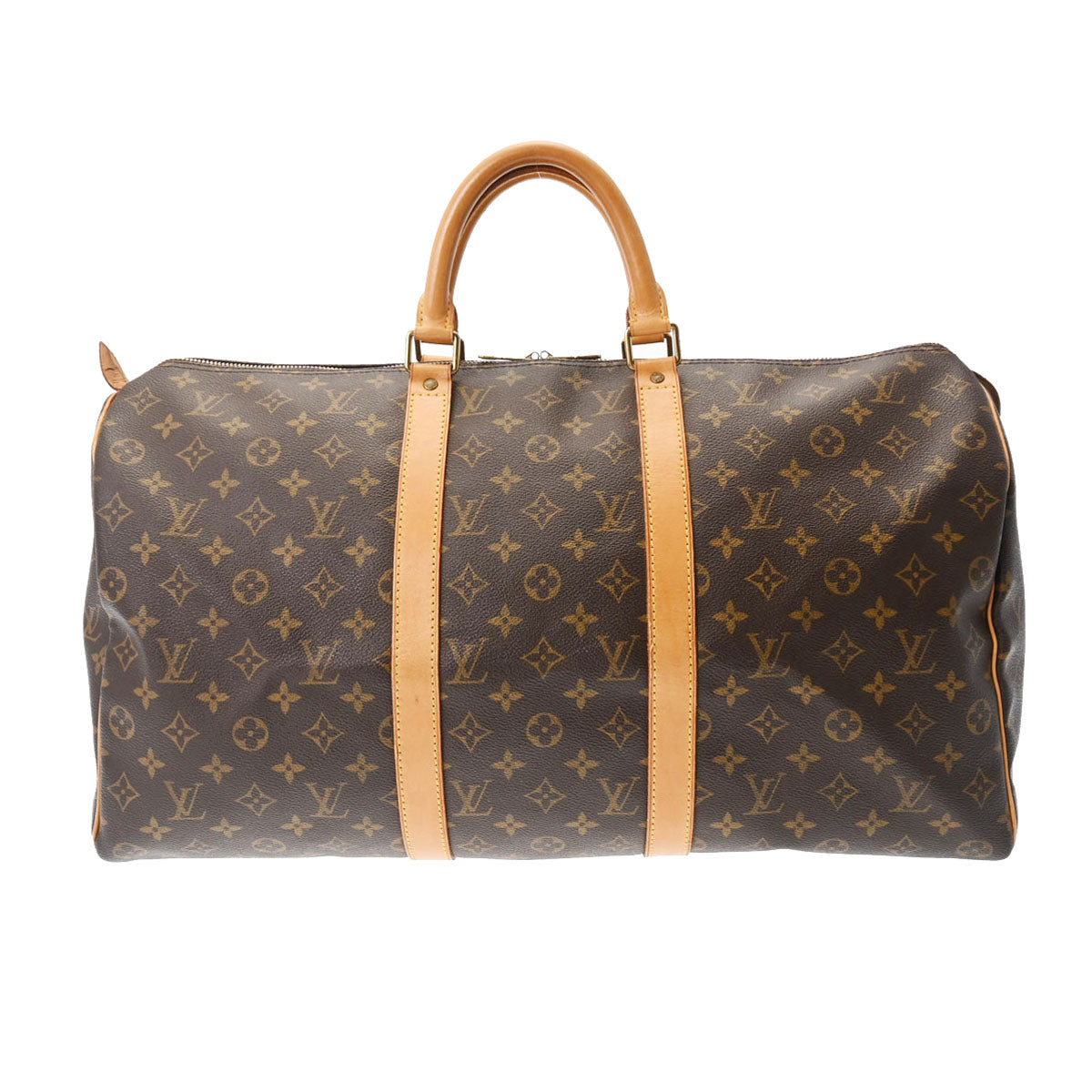 LOUIS VUITTON ルイヴィトン モノグラム キーポル 50 ブラウン M41426 ユニセックス モノグラムキャンバス ボストンバッグ Bランク 中古 