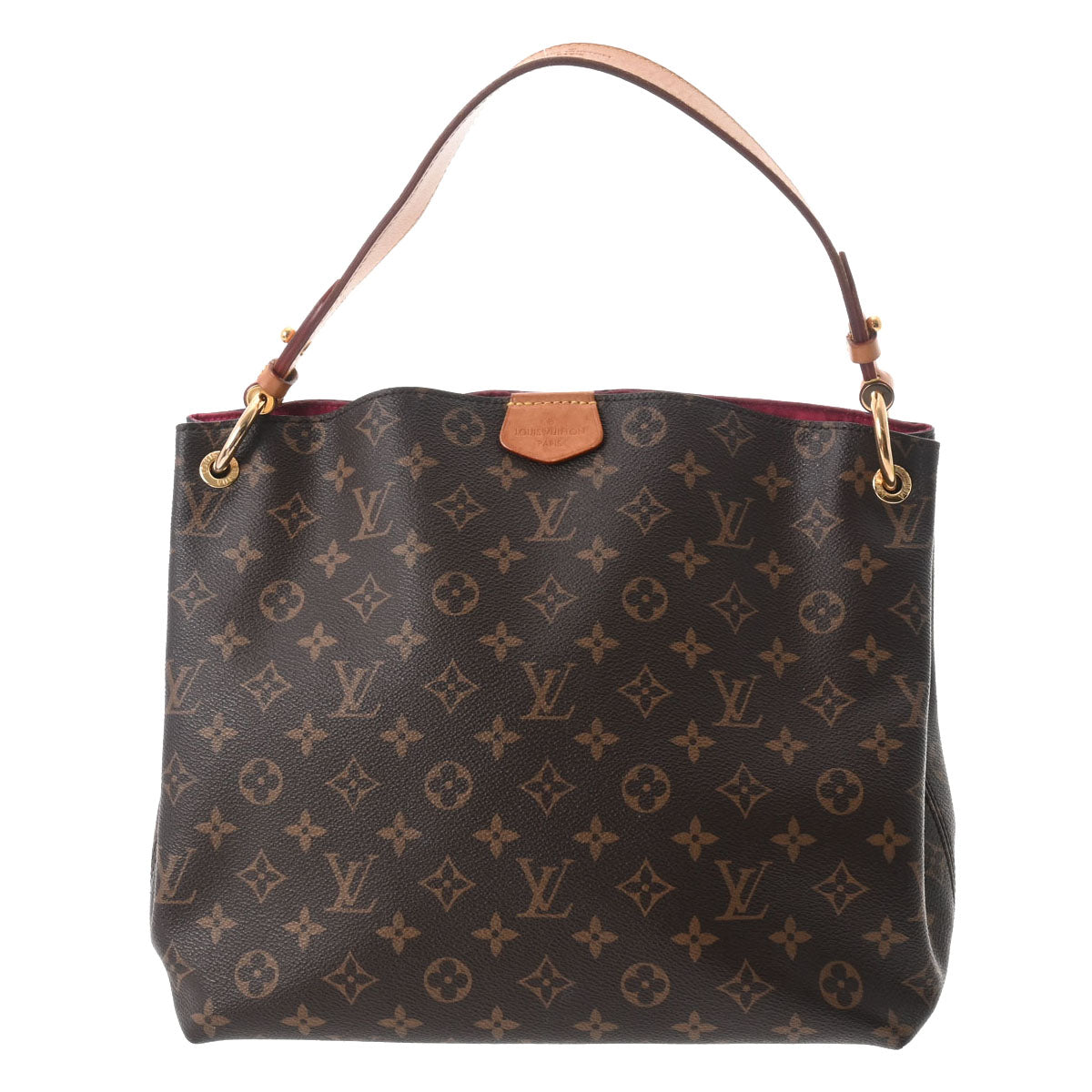 LOUIS VUITTON ルイヴィトン モノグラム グレースフル PM ワンショルダーバッグ ブラウン/ピヴォワンヌ M43700 レディース モノグラムキャンバス ショルダーバッグ Bランク 中古 