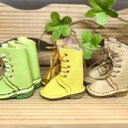 森き　編み上げブーツ　一足　miniature boots.