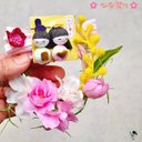 ミニミニサイズのお雛様リース 壁飾り 桃の花 ミモザ 桜 サクラ 雛人形 おひな様 雛祭り 造花 雑貨 ドア飾り 小さい