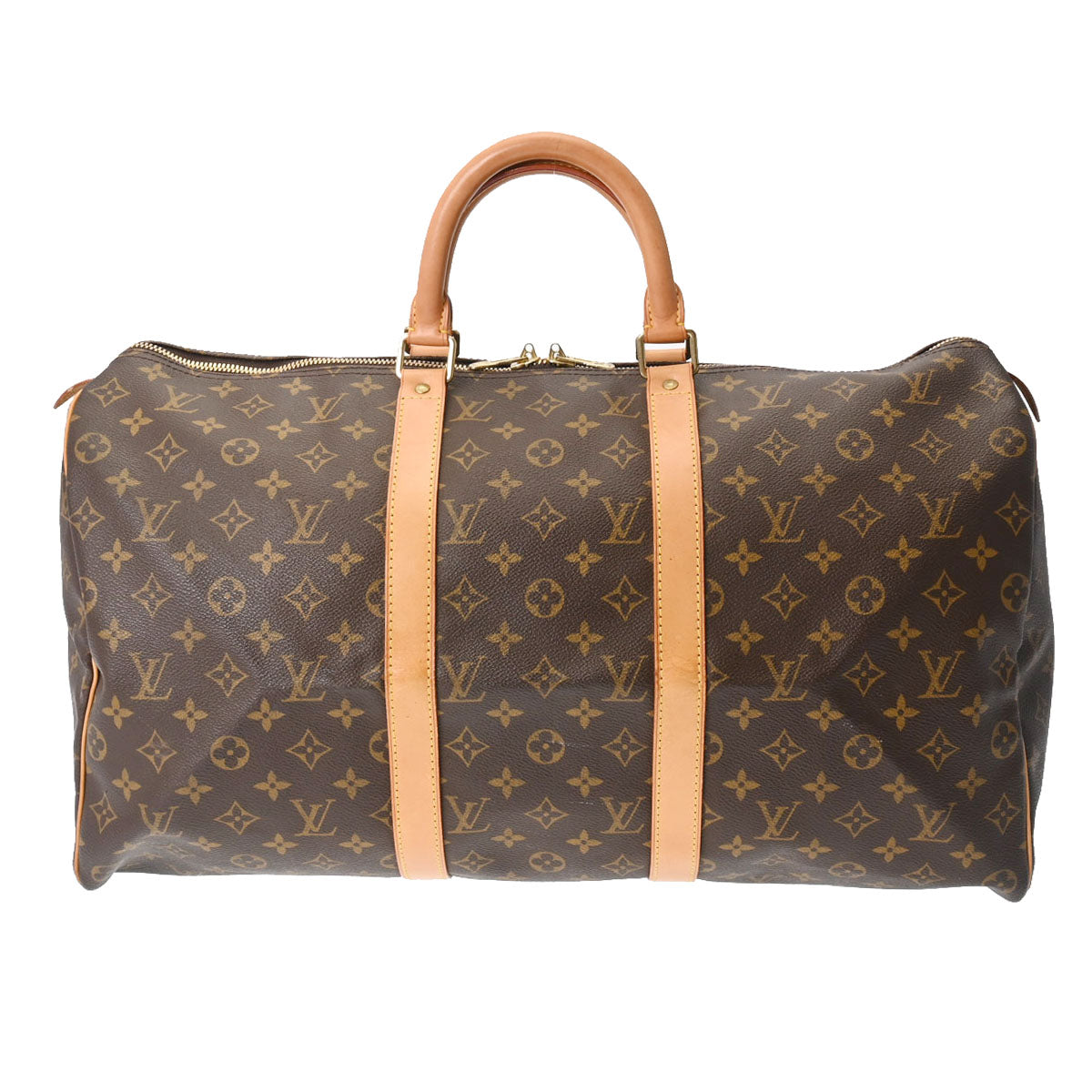 LOUIS VUITTON ルイヴィトン モノグラム キーポル 50 ブラウン M41426 ユニセックス モノグラムキャンバス ボストンバッグ ABランク 中古 