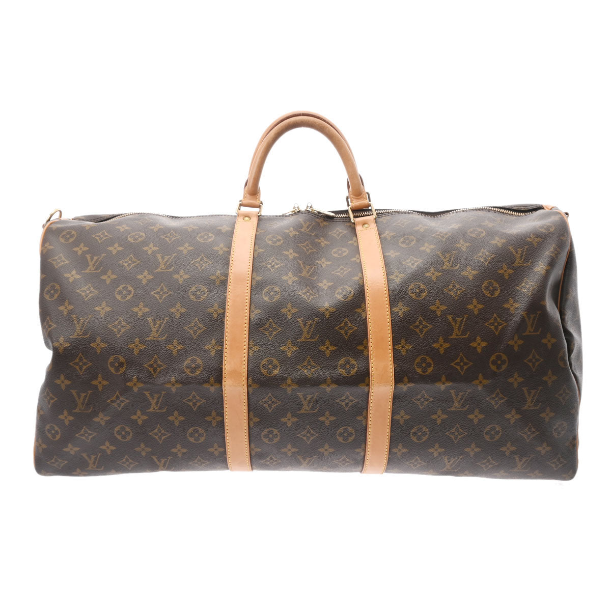 LOUIS VUITTON ルイヴィトン モノグラム キーポル バンドリエール 60 ブラウン M41412 ユニセックス モノグラムキャンバス ボストンバッグ Bランク 中古 