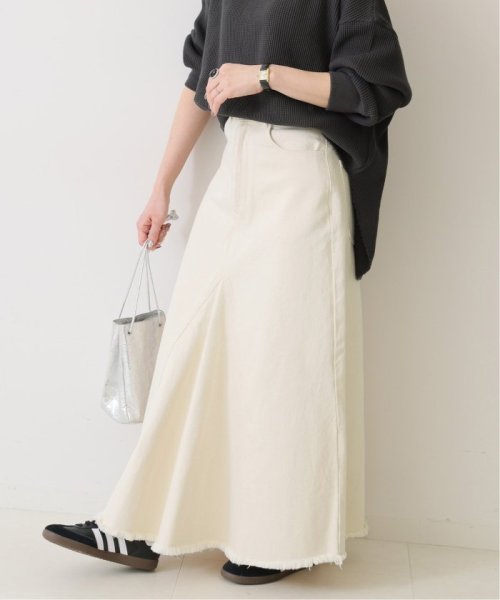 【ESLOW / エスロー】 FRONT DRAPE SKIRT