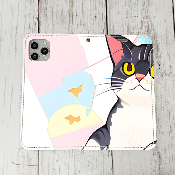 iphoneケース4-5-50 iphone 手帳 ねこ・猫・ネコ 箱1 かわいい アイフォン iface