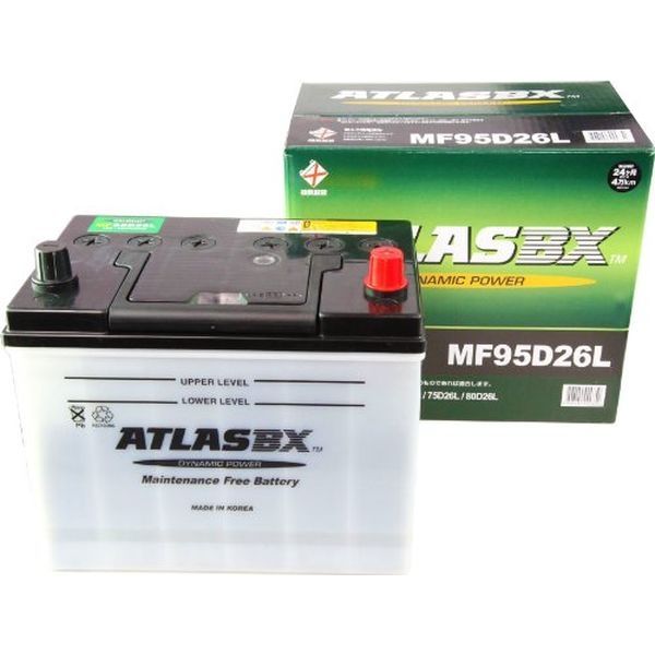 【カー用品】ATLASBX 国産車バッテリー Dynamic Power AT 95D26 1個